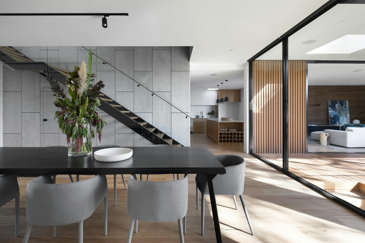 Warm, naturally lit living space